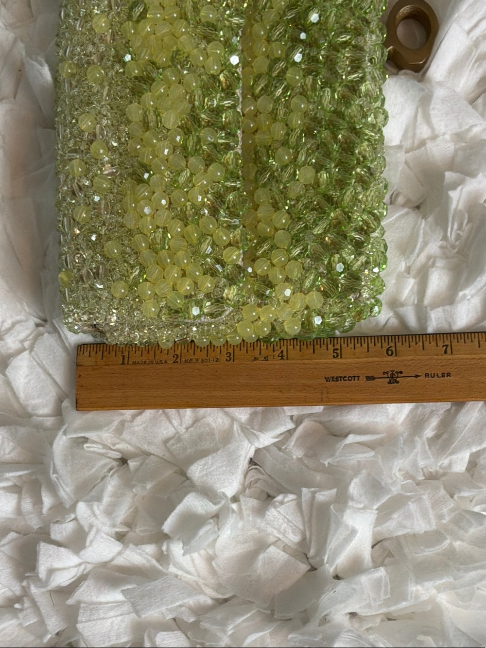 Banana Republic Beaded Lime/Green Clutch - Picture 7 of 7